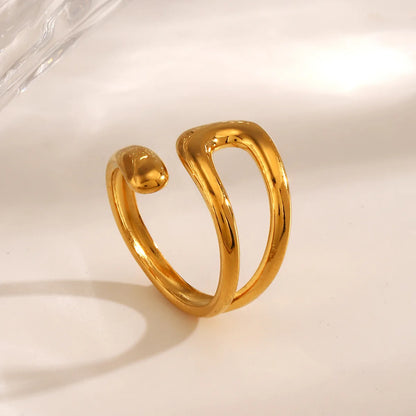 Duo Curve Ring