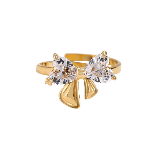 Ribbon Diamond Ring